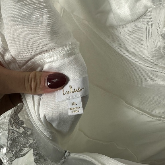 Lulus Chic White Lace Off-Shoulder Dress - Picture 8 of 9
